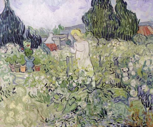 Mademoiselle Gachet in her garden at Auvers-sur-Oise