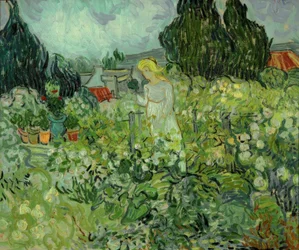 Marguerite Gachet in Her Garden