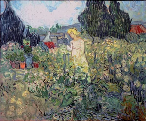 Miss Gachet in Her Garden at Auvers-sur-Oise