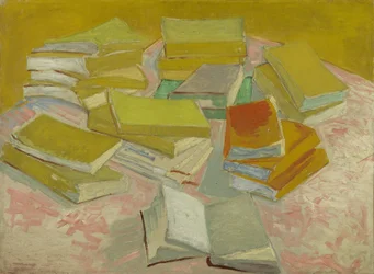 Piles of French novels