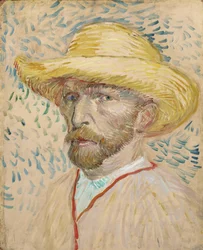 Self-portrait with Straw Hat