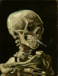 Skull of a Skeleton with Burning Cigarette, c. 1886