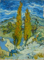 The Poplars at Saint-Rémy, 1889