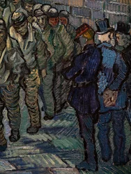 The Prison Courtyard (detail)