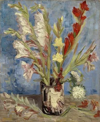 Vase with Gladioli and Asters. 1886
