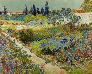 Flowering Garden with Path