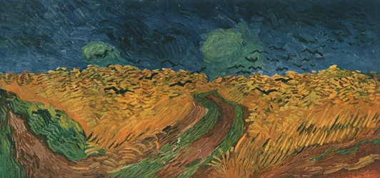 Wheatfield with Crows