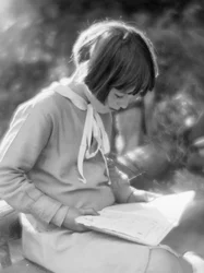 Little Girl While Reading