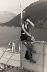 Portrait of a Woman on Board a Cruise Ship, from the 