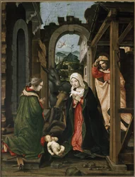 Nativity with St Catherine of Alexandria