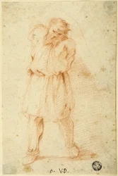 Figure with Arms Tied Behind His Back
