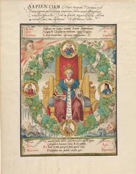 Philosophy Enthroned, mid-16th century