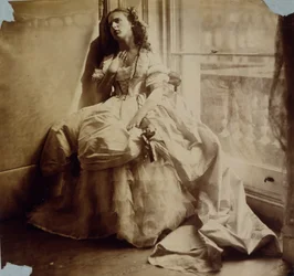 Study of a Girl Seated by a Window, c.1855-65