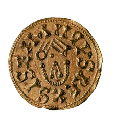 Tremissis of King Sisenand, Cast in Tarraco, Spain, 7th Century