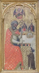 Saint Peter Blesses a Pilgrim (c.1350)
