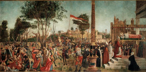 Cycle of the Life of Saint Ursula: The Martyrdom of the Pilgrims and the Funeral of St. Ursula