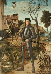 Young Knight in a Landscape