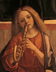 Minstrel Angel (detail)