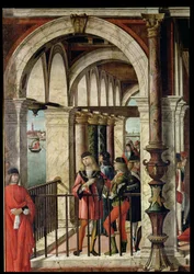 The Arrival of the English Ambassadors (detail)