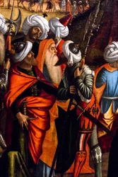 The Stoning of Saint Stephen, Cycle of Saint Stephen (detail)