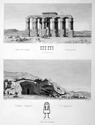 Temple of Hermopolis and Egyptian Tombs of Lycopolis