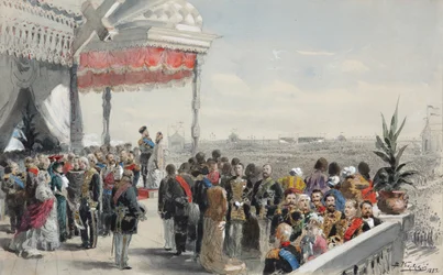 Public Festivities Following the Coronation of Emperor Alexander III on Khodynka Field