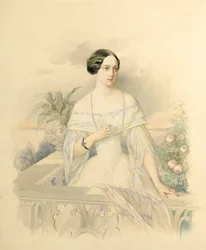Portrait of Grand Duchess Olga Nikolaevna, 1846