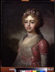 Portrait of the Grand Duchess Alexandra Pavlovna, Daughter of Emperor Paul I