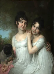 Portrait of Countesses E.A. and A.A. Kurakin