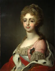 Portrait of Grand Duchess Alexandra Pavlovna, Daughter of Emperor Paul I