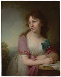 Portrait of Princess Yekaterina Alexeyevna Dolgorukova, née Countess Vasilyeva (1798)