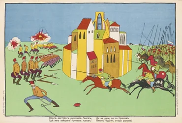 The Austrians Surrendered Lvov to the Russians, 1914