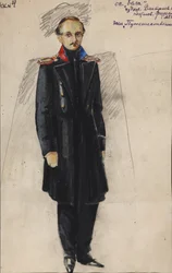 Lermontov. Costume Design for the Opera Béla by A. Alexandrov