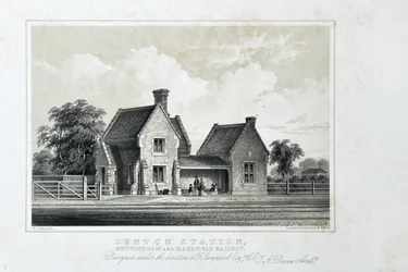 Lenton Station, Nottingham and Mansfield Railway