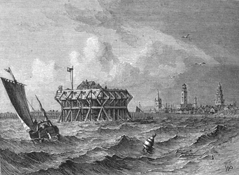 Calais from the Sea, c. 1880