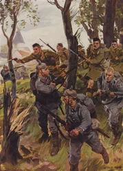 The Seaforth Highlanders rout the enemy