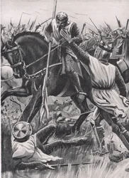 Hold Fellow, I am Henry of Winchester you King, illustration from 