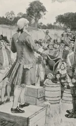 Governor Phillip Addressing the First Australian Settlers upon Landing at Sydney Cove