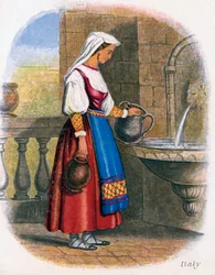 Italian Woman collecting Water, 1809