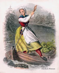 Swedish Woman Rowing