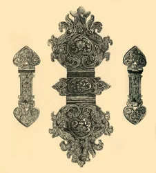 Silver Book Clasps, 1881
