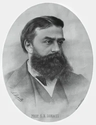 Portrait of Giovanni Battista Donati, Italian mathematician and astronomer
