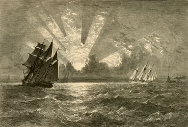 Sunset, Lake Michigan