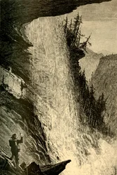 Under the Catskill Falls, 1874
