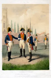 Grenadier guard battalion, 1786-1806