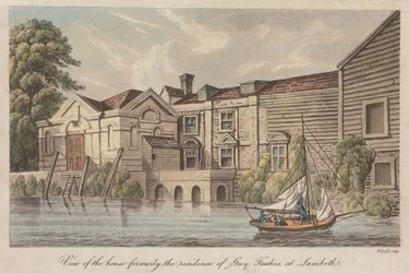 View of the House formerly the Residence of Guy Fawkes at Lambeth