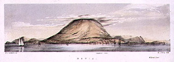 View of Charlestown on the Island of Nevis, West Indies, Engraved by Henry C. Trery, c.1849