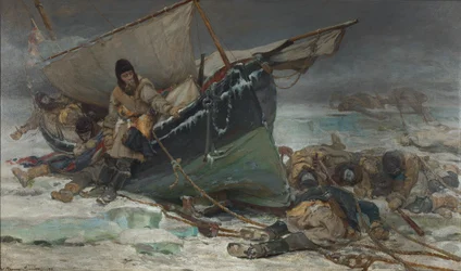Sir John Franklin Dying by His Boat During the North-West Passage Expedition of HMS 