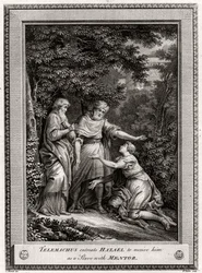 Telemachus Entreats Hazael to Receive Him as a Slave with Mentor