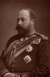 Edward VII (1841-1910) King of the United Kingdom from 1901, while still Prince of Wales
